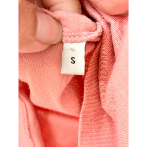 Gucci Logo Lamb Print Short Sleeve Round Neck Graphic T-Shirt Peach Women's S - Picture 5 of 5